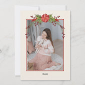 Hoe meer de zwangerschap van de Merrier Feestdagenkaart (Achterkant)