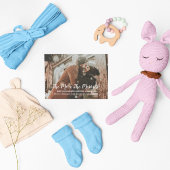 Hoe meer de zwangerschap van de Merrier Feestdagenkaart