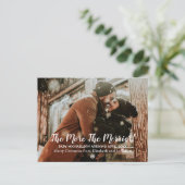 Hoe meer de zwangerschap van de Merrier Feestdagenkaart (Staand voorkant)