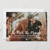 Hoe meer de zwangerschap van de Merrier Feestdagenkaart (Voorkant)