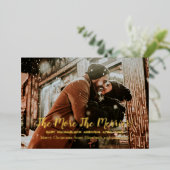 Hoe meer de zwangerschap van de Merrier Folie Feestdagenkaart (Staand Voorkant)