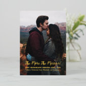 Hoe meer de zwangerschap van de Merrier Folie Feestdagenkaart (Staand Voorkant)