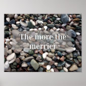 Hoe meer het motivatie poster van het gezegde van  (Voorkant)