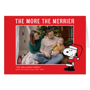 Hoe meer hoe beter   Snoopy Kerstmis Nieuwe Baby