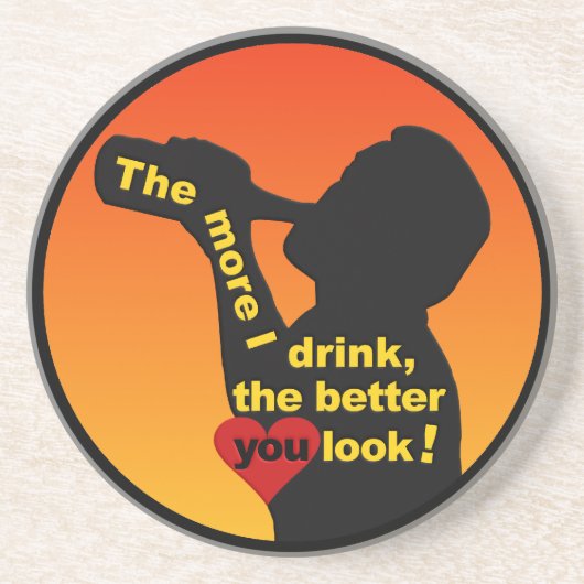 Hoe meer ik Drink onderzetter (Voorkant)