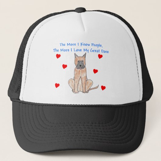 Hoe meer ik mensen ken... trucker pet (Voorkant)