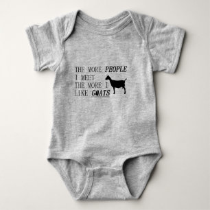 Hoe meer ik mensen ontmoet, hoe meer ik van GOATS Romper
