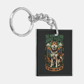 Hoe meer ik mijn hond leuk vind sleutelhanger (Voorkant Links)