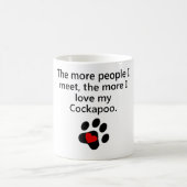 Hoe meer ik van mijn Cockapoo hou Koffiemok (Center)