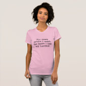 Hoe meer ik van mijn Lurcher T-Shirt hou (Voorkant volledig)