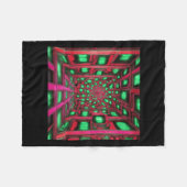 Hoe meer je kijkt, hoe meer je ziet fleece deken (Voorkant (Horizontaal))