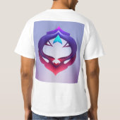 hoe meer je leert hoe meer je verdient t-shirt (Achterkant)