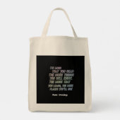 Hoe meer je leest, hoe meer dingen je weet tote bag (Achterkant)