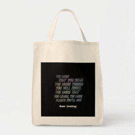 Hoe meer je leest, hoe meer dingen je weet tote bag