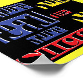 hoe meer je leest hoe meer je slaagt poster (Hoek)