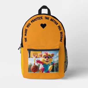 Hoe meer je oefent.. bedrukte rugzak