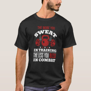 Hoe meer je zweet in de training, hoe minder je he t-shirt
