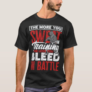 Hoe meer je zwet tijdens het trainen Aikido Karate T-shirt