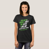 Hoe Meer Mensen Ik Ontmoet English Cocker Spaniel  T-shirt (Voorkant volledig)
