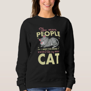 Hoe Meer Mensen Ik Ontmoet Hoe Meer Ik Mijn Kat Ki Trui
