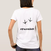 Hoe meer mensen ik ontmoet, hoe meer ik van CHICKE T-shirt (Achterkant)