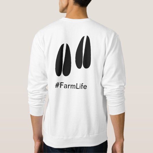 Hoe meer mensen ik ontmoet, hoe meer ik van geiten trui (Achterkant)