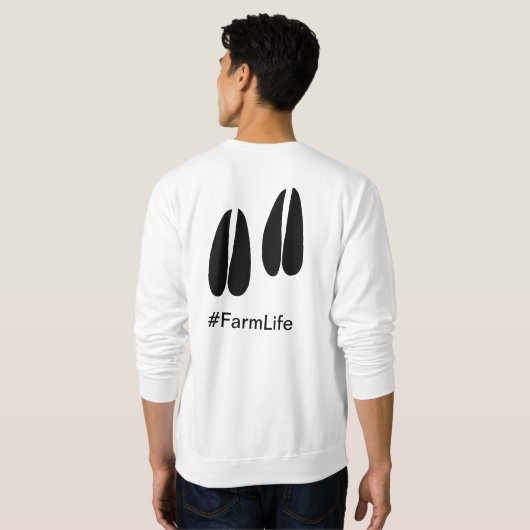 Hoe meer mensen ik ontmoet, hoe meer ik van geiten trui (Achterkant volledig)