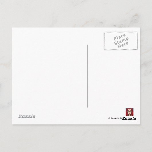 Hoe meer mensen ik ontmoet, hoe meer ik van mijn h briefkaart (Achterkant)