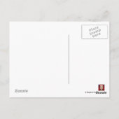 Hoe meer mensen ik ontmoet, hoe meer ik van mijn h briefkaart (Achterkant)