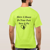 Hoe meer mensen ik ontmoet t-shirt (Achterkant)