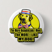 Hoe meer republikeinen ik ontmoet Button  (Voorkant)