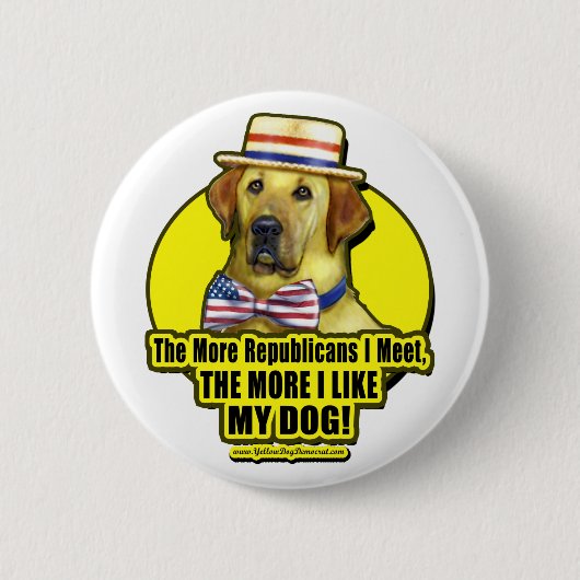 Hoe meer republikeinen ik ontmoet Button  (Voorkant)
