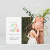 Hoe meer zielen hoe meer vreugd Foto Vakantie Zwan Aankondiging (Staand voorkant)