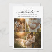 Hoe meer zielen hoe meer vreugd Foto Zwangerschaps Feestdagenkaart (Voorkant)