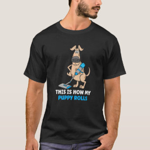 Hoe mijn papaverhoes stofzuiger voor hond 1 rolt t-shirt
