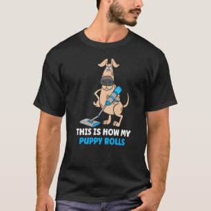 Hoe mijn papaverhoes stofzuiger voor hond 1 rolt t-shirt