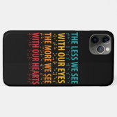 Hoe minder we zien met onze ogen - blindheid brail Case-Mate iPhone case (Achterkant (horizontaal))