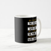 Hoe minder we zien met onze oogbraille blindheid A Koffiemok (Voorkant rechts)