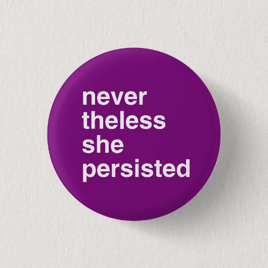 hoe minder ze bleef ronde button 3,2 cm (Voorkant)