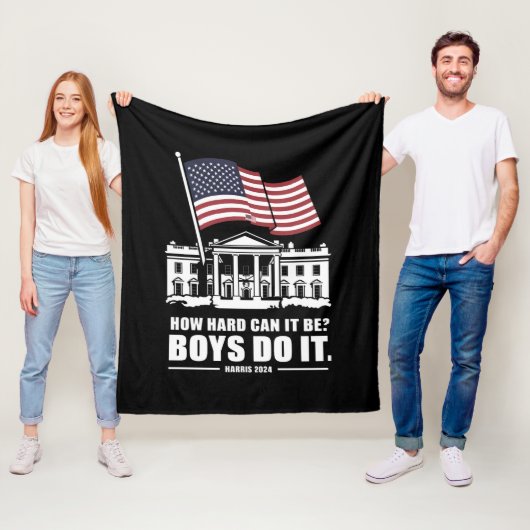 Hoe moeilijk kan het zijn dat jongens het doen Har Fleece Deken (In situ)