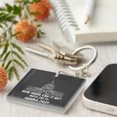 Hoe moeilijk kan het zijn? Jongens doen het Kamala Sleutelhanger (Voorkant Rechts)