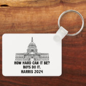 Hoe moeilijk kan het zijn? Jongens doen het Kamala Sleutelhanger (Voorkant)