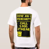 Hoe moet ik omheinen? t-shirt (Achterkant)