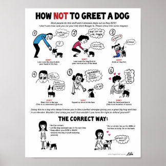 Hoe moet u een hond (11 x 14 inch) Kind-vriendelij Poster