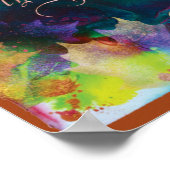 Hoe mooi de bladeren, afdrukken, 17 x 12-inch Post Poster (Hoek)