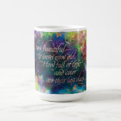 "Hoe mooi de Bladeren...", Mok (Center)