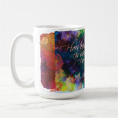 "Hoe mooi de Bladeren...", Mok (Links)