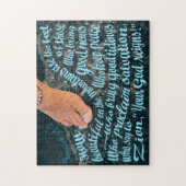 Hoe mooi, Inspirerend voeten citaat Legpuzzel (Verticaal)