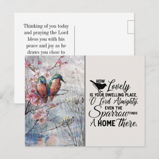 Hoe mooi is je woonplaats O LORD Almighty? Briefkaart (Voorkant / Achterkant)