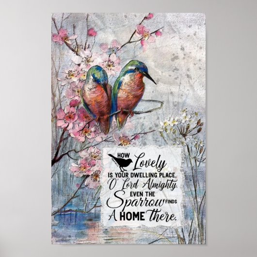 Hoe mooi is je woonplaats O LORD Almighty? Poster (Voorkant)